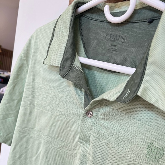 Chaps men’s green polo sz XL - Picture 4 of 4